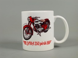 Hrnek s motivem Jawa 250 pérák