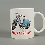 Hrnek s motivem Jawa 21
