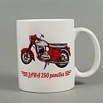 Hrnek s motivem Jawa 250 panelka