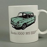 Hrnek s motivem Škoda 100 MB