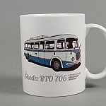 Hrnek s motivem Škoda RTO 706