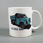 Hrnek s motivem Tatra 148 modrý sklápěč