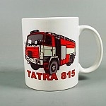 Hrnek s motivem Tatra 815 hasič